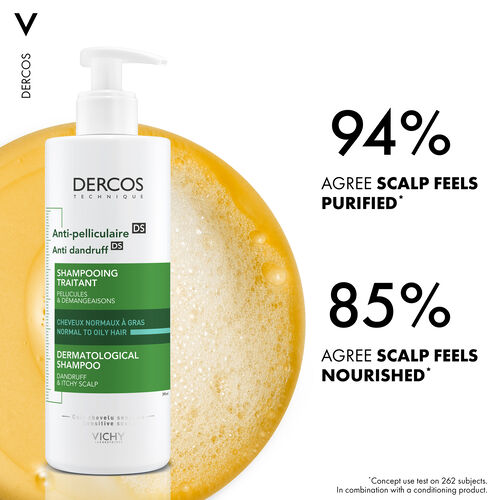DERCOS ANTIDANDRUFF SHAMPOO OILY HAIR - Hair Care | L'Or&eacute;al Dermatological Beauty Partner Shop