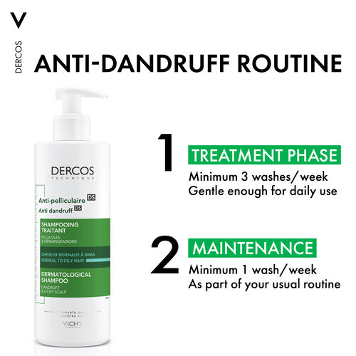 DERCOS ANTIDANDRUFF SHAMPOO OILY HAIR - Hair Care | L'Or&eacute;al Dermatological Beauty Partner Shop