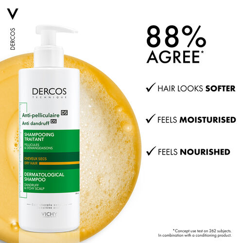 DERCOS ANTIDANDRUFF SHAMPOO DRY HAIR - Hair Care | L'Or&eacute;al Dermatological Beauty Partner Shop