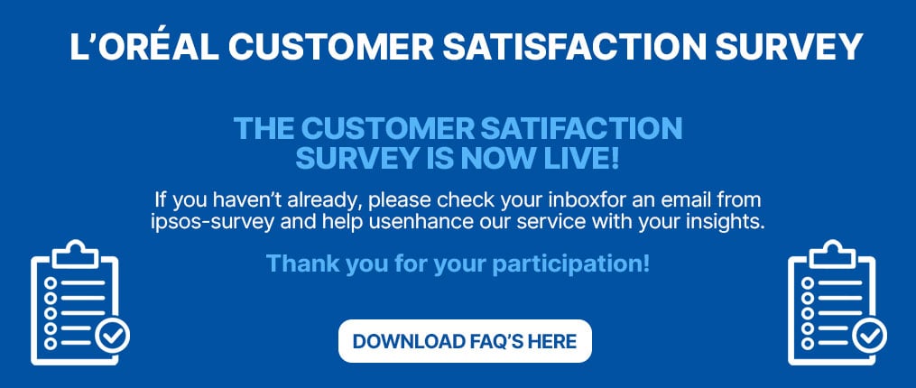 Homepage Banner EU CSAT Survey 2026 | L'Or&eacute;al Dermatological Beauty Partner Shop